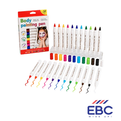 Touch Cool Body Painting Pen 12 Shades